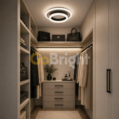 Aplica LED Diametru 25cm 41W Urban 3 Tipuri de Lumini Negru