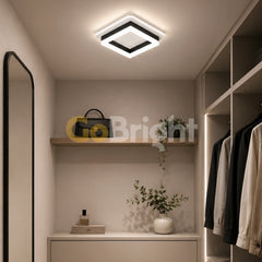 Aplica LED Diametru 25x25cm 41W Urban 3 Tipuri de Lumini Negru