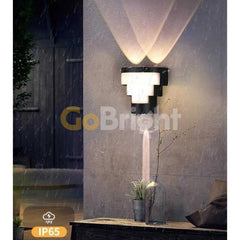 Aplica LED Exterior Cube Lumina Calda 3000K 10W Negru