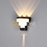 Aplica LED Exterior Cube Lumina Calda 3000K 10W Negru