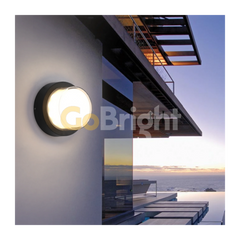 Aplica LED Exterior Cube Lumina Calda 3000K 12W Negru