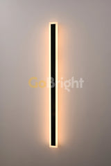 Aplica LED Exterior Cube Lumina Calda 3000K 150cm 38W Negru