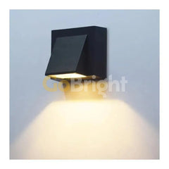 Aplica LED Exterior Cube Lumina Calda 3000K 3W Negru