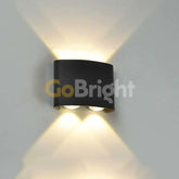 Aplica LED Exterior Cube Lumina Calda 3000K 4x1W Negru