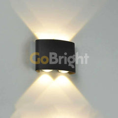 Aplica LED Exterior Cube Lumina Calda 3000K 4x1W Negru