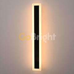 Aplica LED Exterior Cube Lumina Calda 3000K 60cm 16W Negru