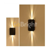 Aplica LED Exterior Cube Lumina Calda 3000K 6W Negru