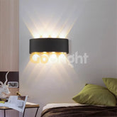 Aplica LED Exterior Cube Lumina Calda 3000K 8x1W Negru