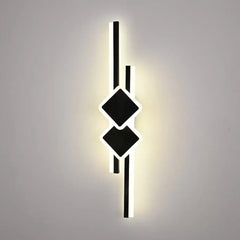 Aplica LED 65cm 32W Urban 3 Tipuri de Lumini Negru