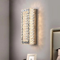Aplica Crystal LED 3 Tipuri de Lumini 24W Argintiu