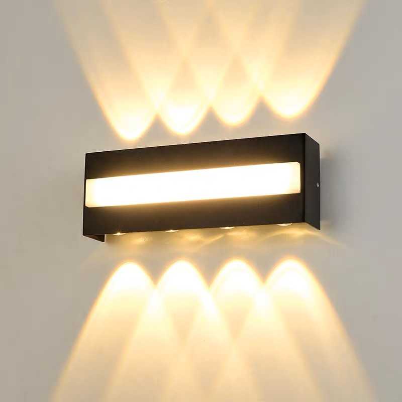 Aplica LED Exterior Cube Lumina Calda 3000K 16W Negru