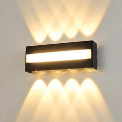 Aplica LED Exterior Cube Lumina Calda 3000K 16W Negru