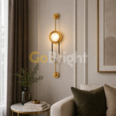 Aplica LED Rea 104cm 21W Auriu + Negru