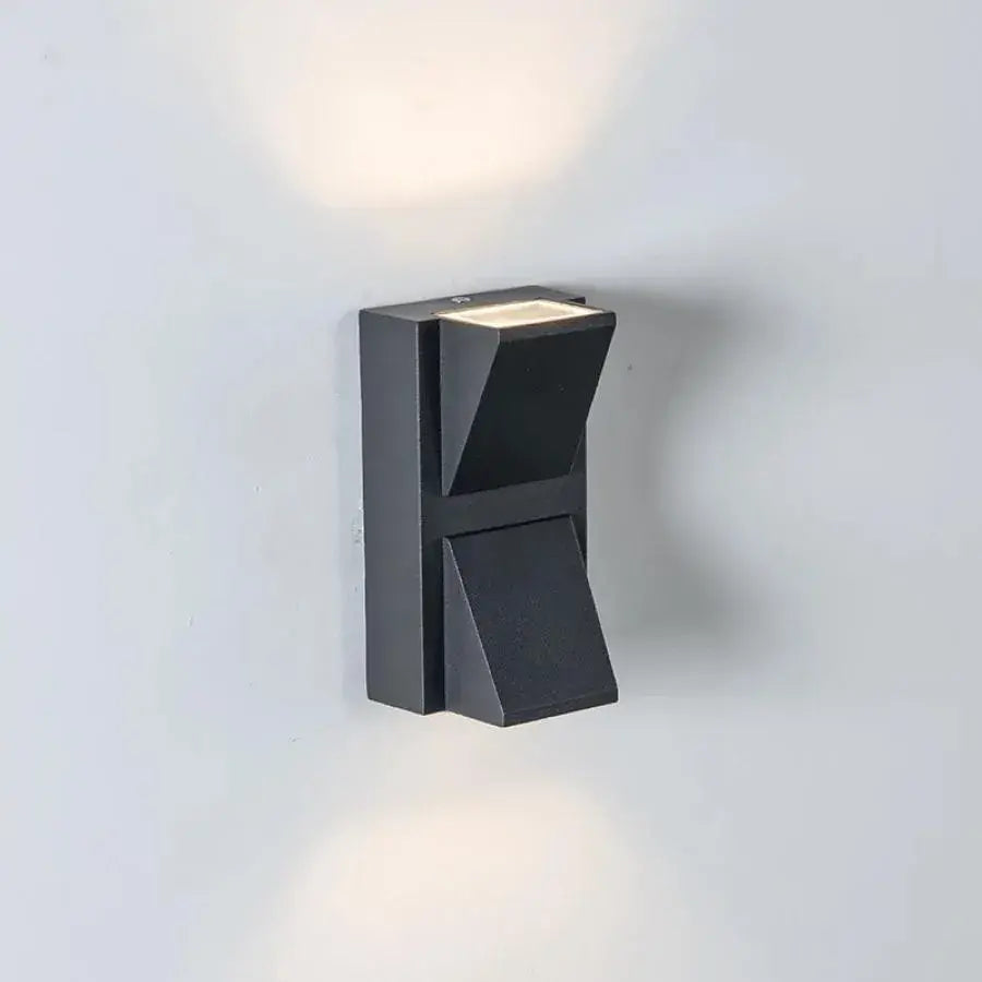 Aplica LED Exterior Cube Lumina Calda 3000K 6W Negru