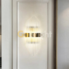 Aplica LED Spiral 3 Tipuri de Lumini 24W Auriu