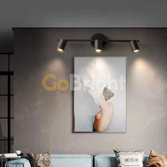 Aplica LED Urban 45cm 3 Becuri GU10 Negru