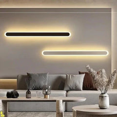 Aplica LED 80cm 68W Urban 3 Tipuri de Lumini Negru