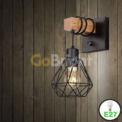 Aplica Rustica Eagle 1xE27 Lemn