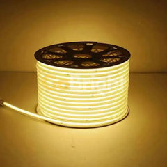 Banda LED COB 220V IP65 Lumina Calda 8W/m 100m/rola Alimentator Inclus