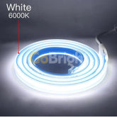 Banda LED COB 220V IP65 Lumina Rece 8W/m 100m/rola Alimentator Inclus
