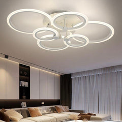Lustra LED cu Telecomanda Odele 3 Tipuri de Lumini 188W Alb