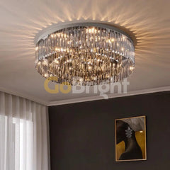 Detaliu design modern Candelabru Abyss negru