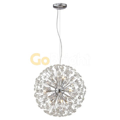 Candelabru Comet Diametru 40cm Argintiu