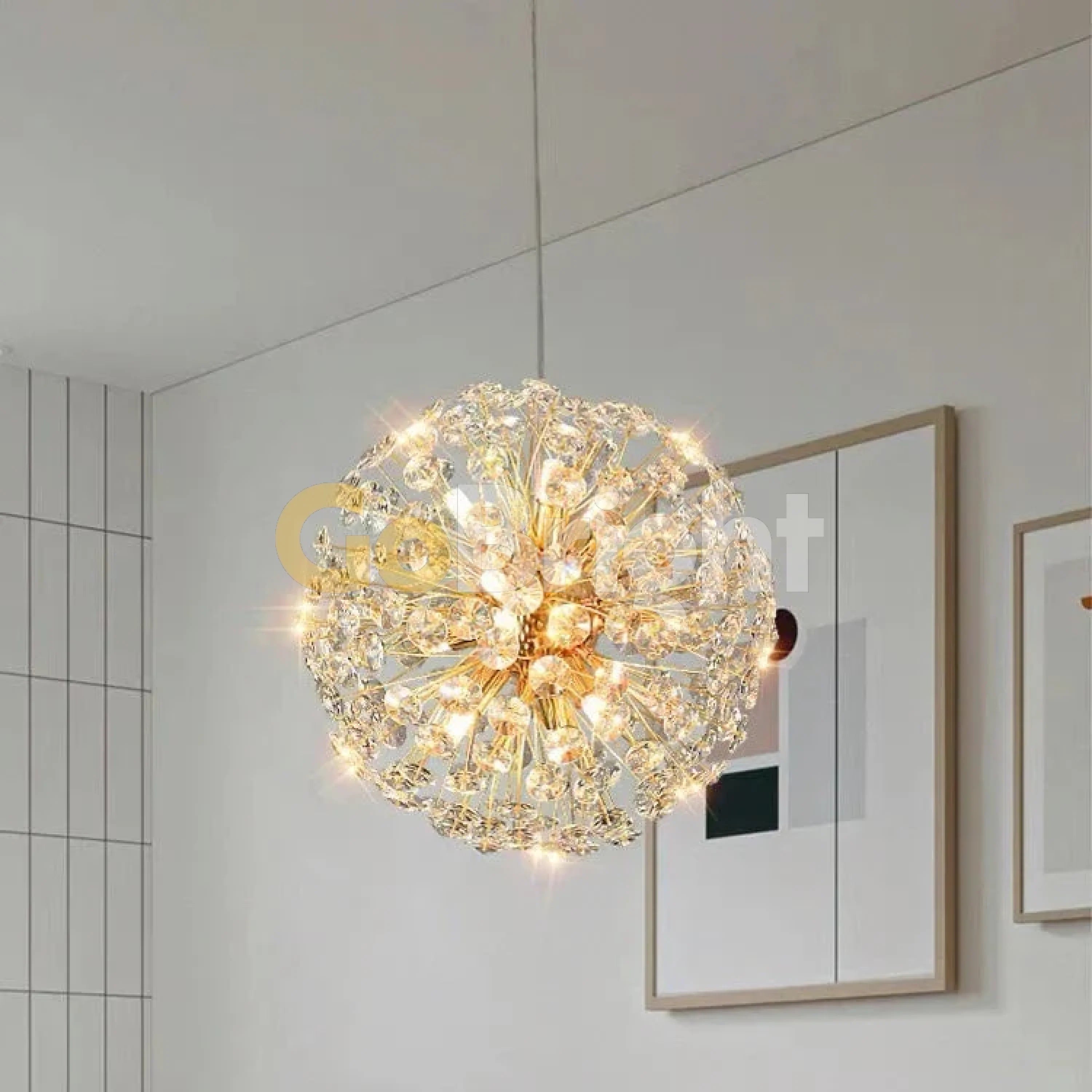 Candelabru Comet Diametru 40cm Auriu