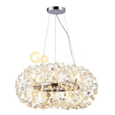 Candelabru Comet Oval Diametru 40cm Argintiu