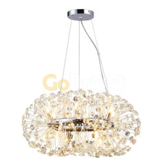 Candelabru Comet Oval Diametru 40cm Argintiu