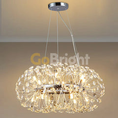 Candelabru Comet Oval Diametru 40cm Argintiu