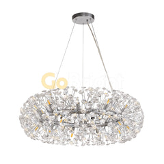 Candelabru Comet Oval Diametru 60cm Argintiu