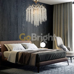 Candelabru Crux Diametru 30cm Auriu + Alb