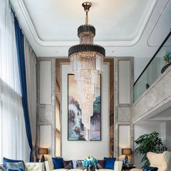 Candelabru Kimberly Lungime 180cm Diametru 60cm Negru + Auriu