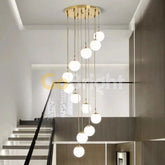 Candelabru Globus 12xE27 Diametru 40cm Auriu