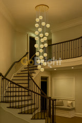 Candelabru Glow 20xG9 Diametru 50cm Auriu