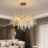 Candelabru Ibiza 50cm 9xE14 Auriu