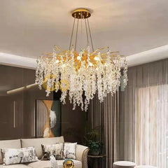 Candelabru Ibiza 50cm 9xE14 Auriu