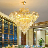 Candelabru Ivory 28xE14 Diametru 80cm Auriu