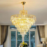 Candelabru Ivory 8xE14 Diametru 50cm Auriu