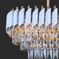 Candelabru Kimberly 80x30cm Alb + Auriu