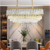 Candelabru Kimberly 80x30cm Alb + Auriu