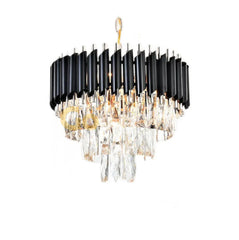 Candelabru Kimberly Diametru 30cm Negru + Auriu