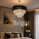 Candelabru Kimberly Diametru 30cm Negru + Auriu
