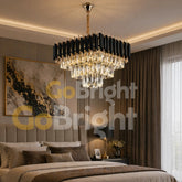 Candelabru Kimberly Diametru 30x30cm Negru + Auriu