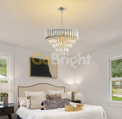 Candelabru Kimberly Diametru 40cm Argintiu