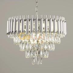 Candelabru Kimberly Diametru 40cm Argintiu