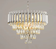 Candelabru Kimberly Diametru 40cm Argintiu