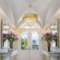 Candelabru Kimberly Diametru 40cm Auriu