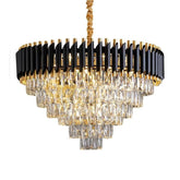 Candelabru Kimberly Diametru 60cm Negru + Auriu